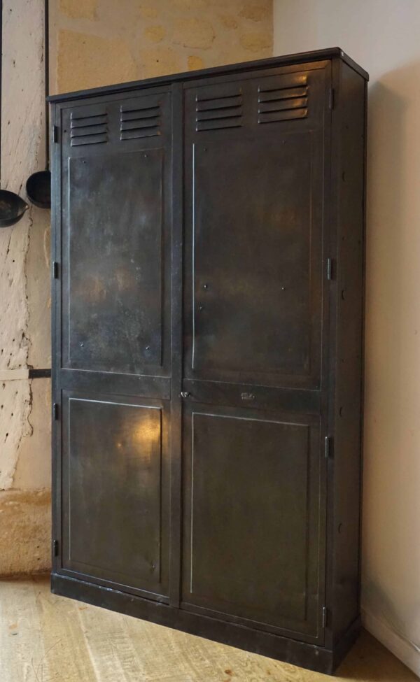 Gantois cabinet, french industrial, vintage