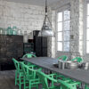 Lampe Holophane chez Paola Navone