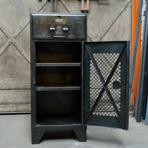 Vintage french industrial cabinet