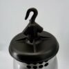 Lampe d'usine grise