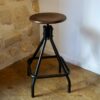 TABOURET d'atelier vintage