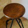vintage industrial french stool