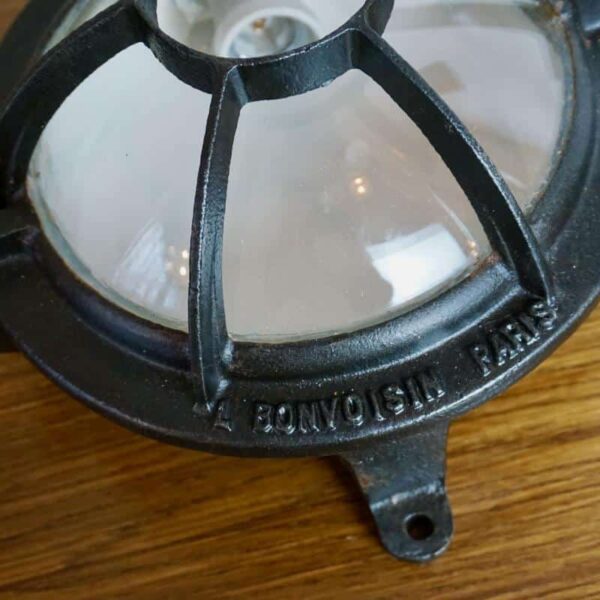 lampe vintage acier