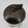 vintage industrial lampe in cast iron and glass