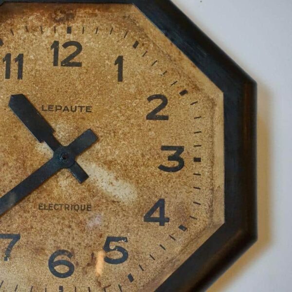 Vintage industrial clock