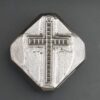 Vieux modèle de pendentif de croix catholique