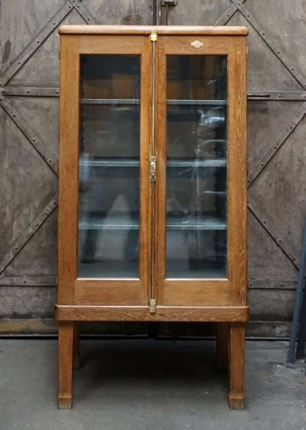 Glass medical cabinet 1930 ideal for cabinet of curiosities