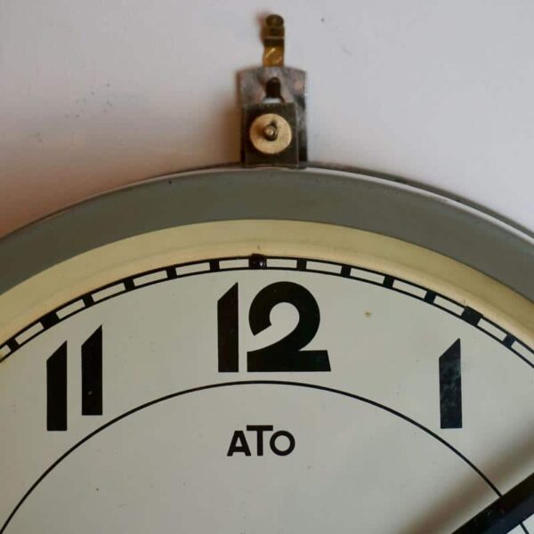 Vintage industrial clock