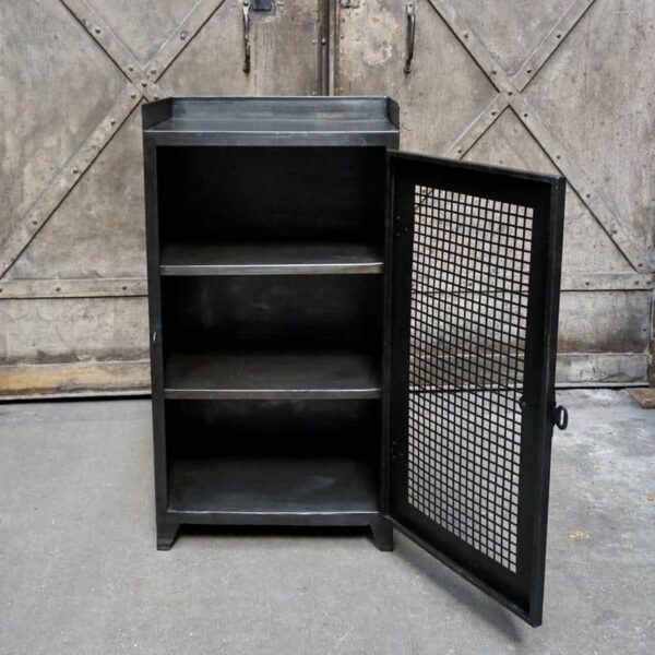 small metal cabinet