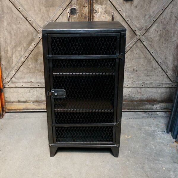 Vintage metal cabinet for storage