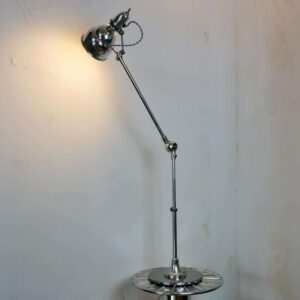 lampe de bureau aluminium vintage
