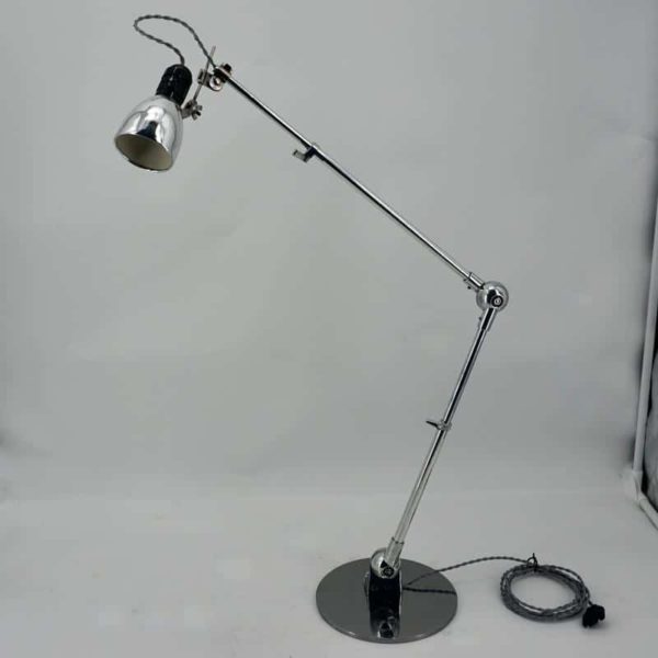 Old industrial table lamp for office, bedside