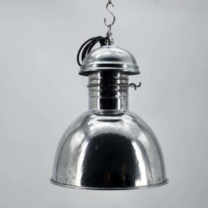 Lampe indus aluminium vintage