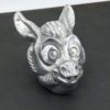 Unique donkey head mask.