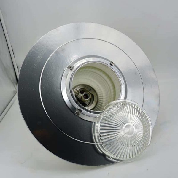 Painted fiberglass reflector detail