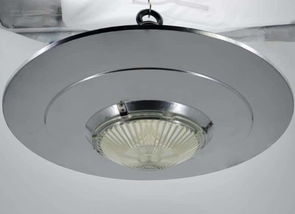 vintage holophane suspension