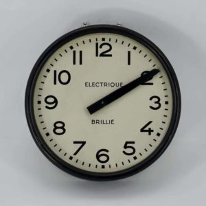 Vintage industrial french clock