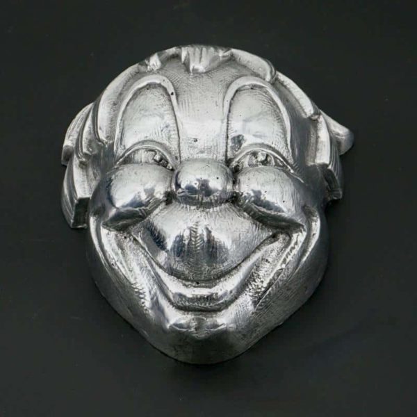 cast aluminum clown head