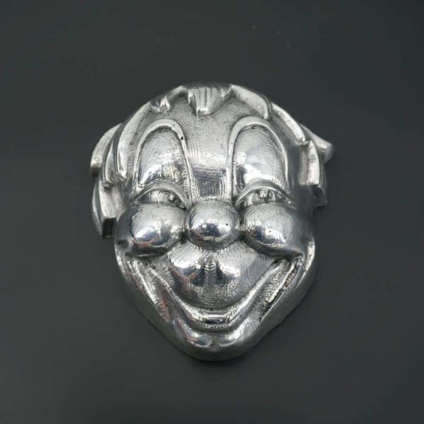 tête de clown en fonte d'aluminium