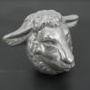 Tête de mouton en résine ancienne