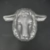 Sheep head in old resin