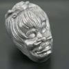 Caesar mask mold, Indian with bone in the nose