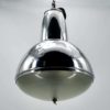 Lampe en verre et aluminium ancienne