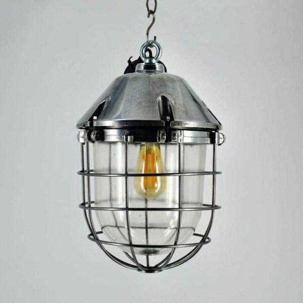 Suspension indus aluminium ancienne
