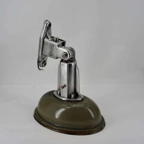 Lampe industrielle vintage en tôle émaillée