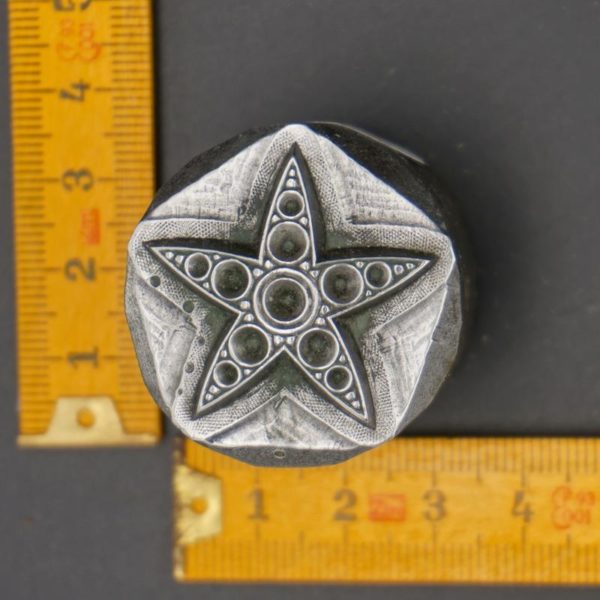 Old star-shaped jewelry hallmark