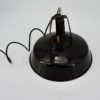 Industrial lamp in enamelled sheet metal to hang