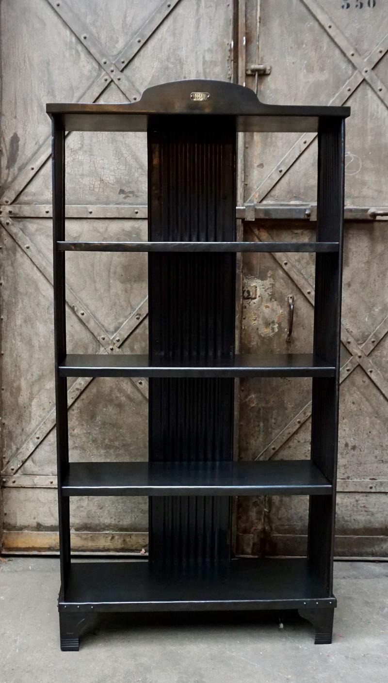 Etagère métal industrielle ancienne