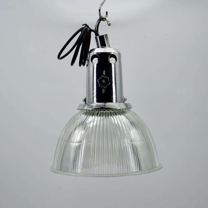 Lampe en verre HOLOPHANE