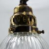 vintage brass and glass lamp