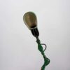 Workshop lamp with green patina