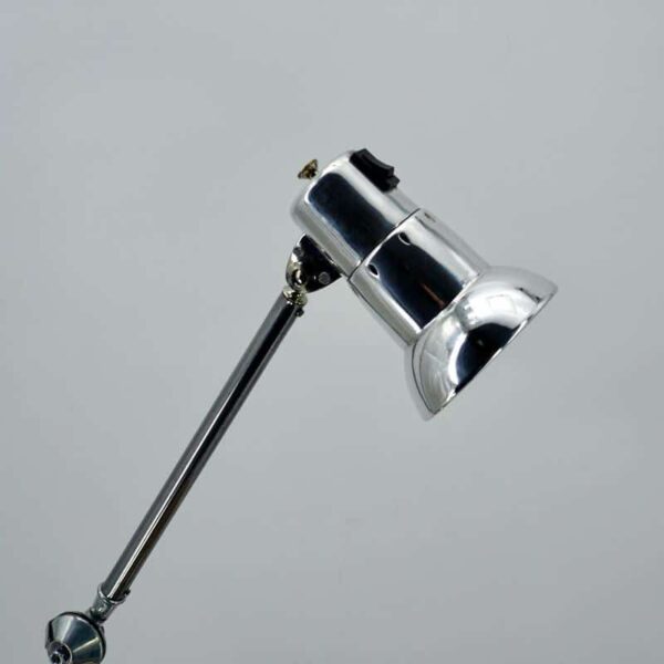 Antique aluminium desk lamp