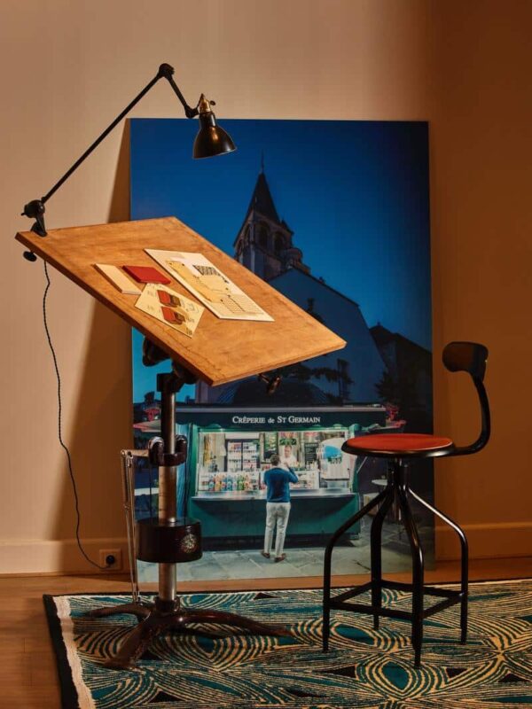Exceptional MAPPEMONDE DRAWING TABLE circa 1932