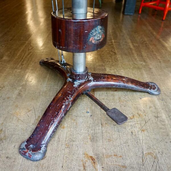 Mappemonde drawing table, a cult item of French industrial furniture.