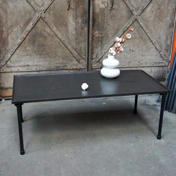 Antique cast-iron coffee table