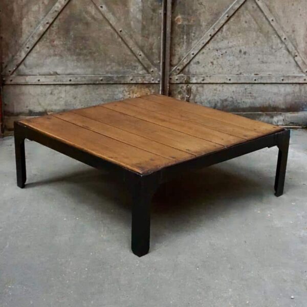 Vintage industrial wooden table