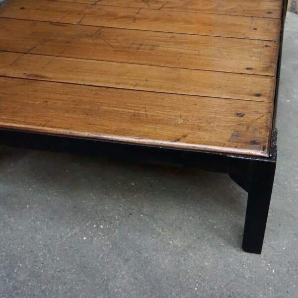 Wooden métal vintage cofee table