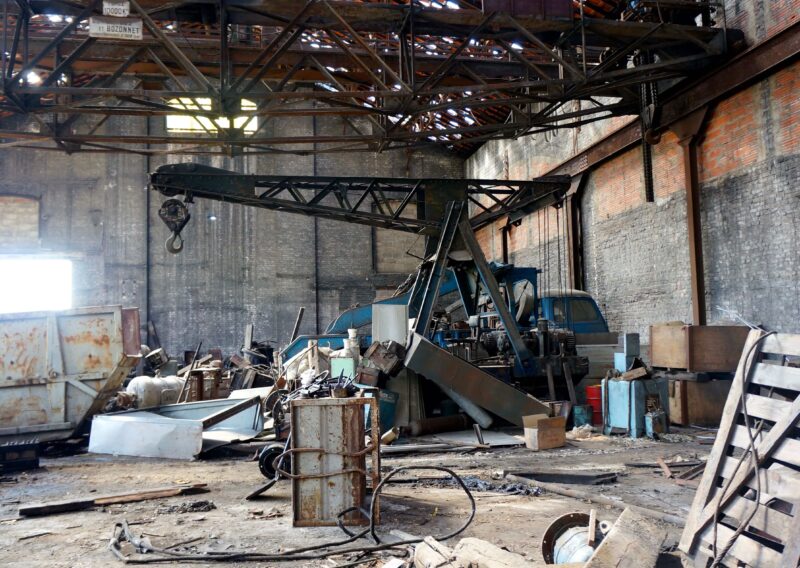 Grue mobile ancienne