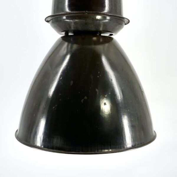 Vintage industrial enamel light
