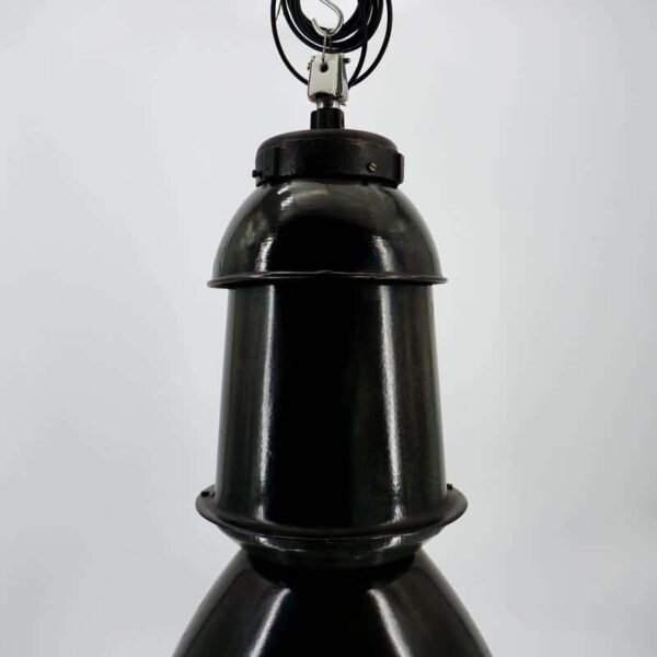 Lampe industrielle d'usine en émail