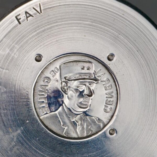 médaille général de Gaulle gravée
