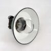 Antique industrial hanging lamp with glass