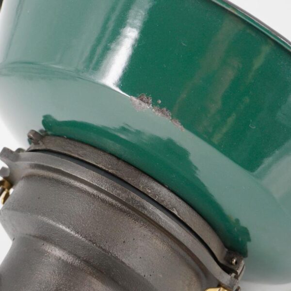 Ceiling lamp with enamel and glass
