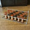 Panier de bobines anciennes