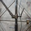 lampe industrielle ajustable et réglable en hauteur sur roulettes