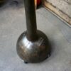 Adjustable stand lamp with counterweight, deflector and dimmer